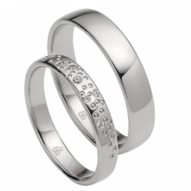 RAUSCHMAYER TRAURINGE FIRST MODERN LOVE PAAR SET